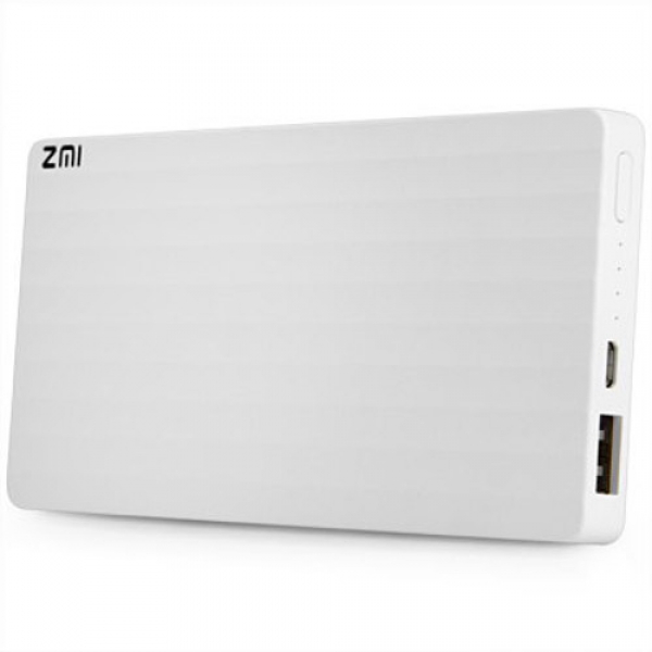 Xiaomi ZMI PB810 10000mAh Fast Charging Mobile Power Bank for Cellphone Tablet PC White 4 nologo 600x600