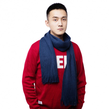 xiaomi mi wool scarf blue 03 3605 1480508287