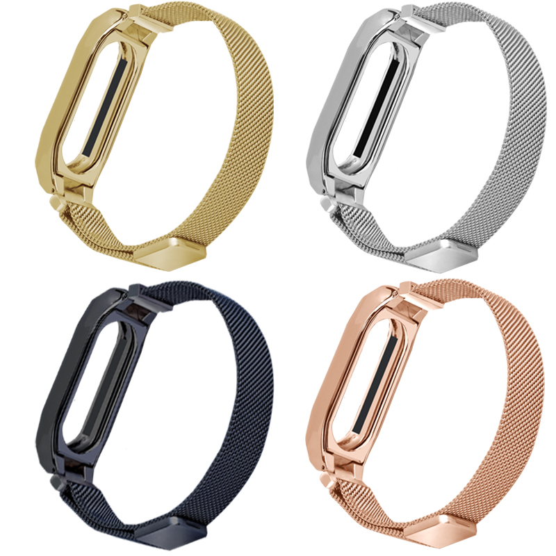 For Xiaomi Mi Band 2 Band Belt Magnetic Milanese Loop Replacement Strap For Xiaomi Miband 2
