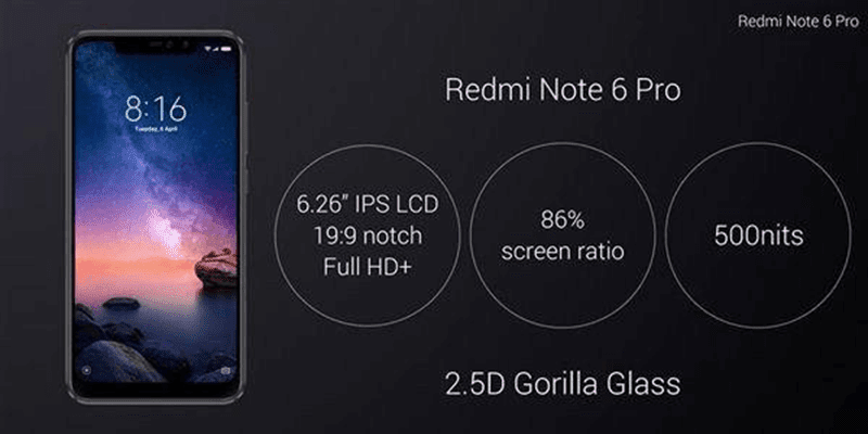 Redmi Note 6 Pro Lcd