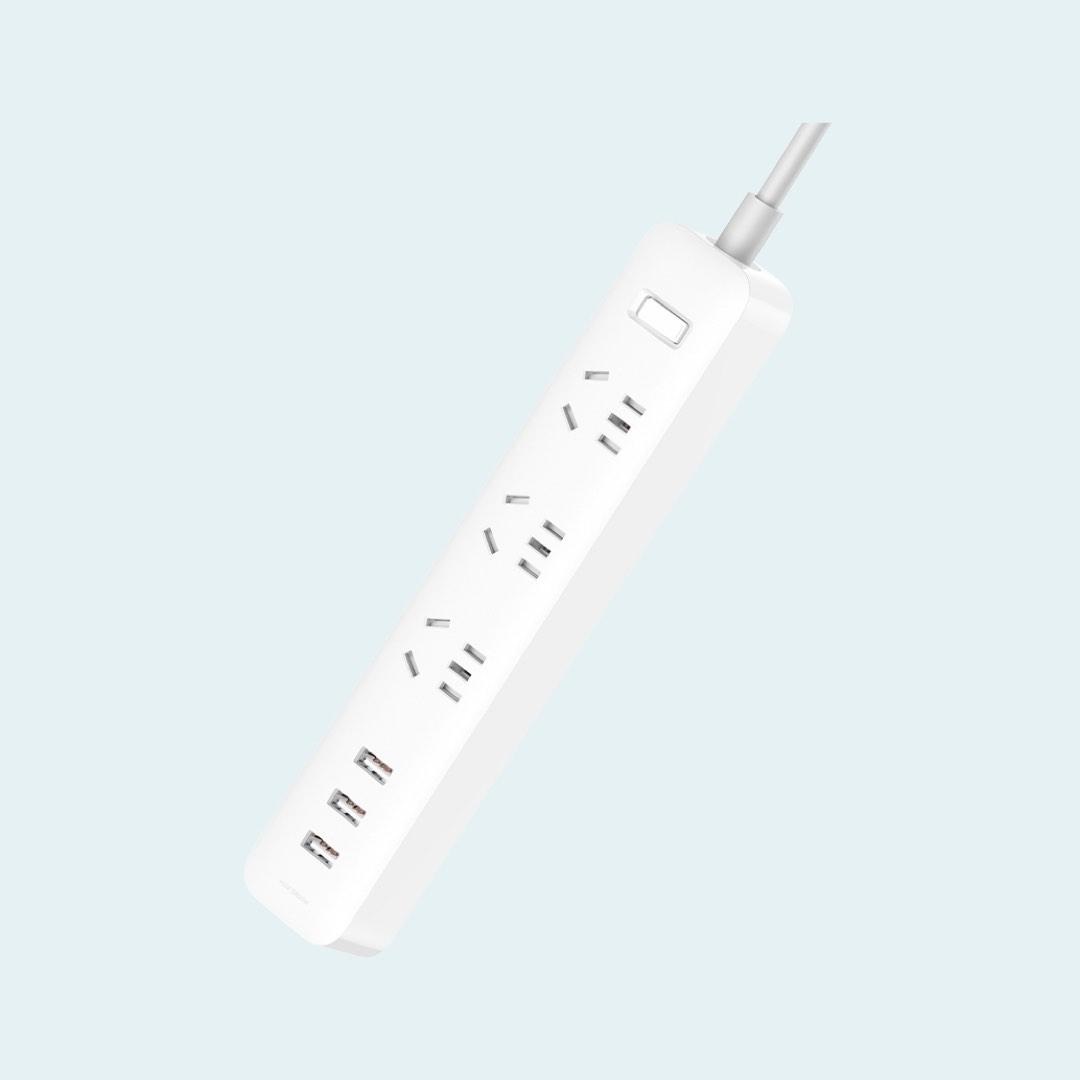 سه راهی برق USB دار شیائومی (سه ورودی - پلاگین چین) XMCXB01QM
