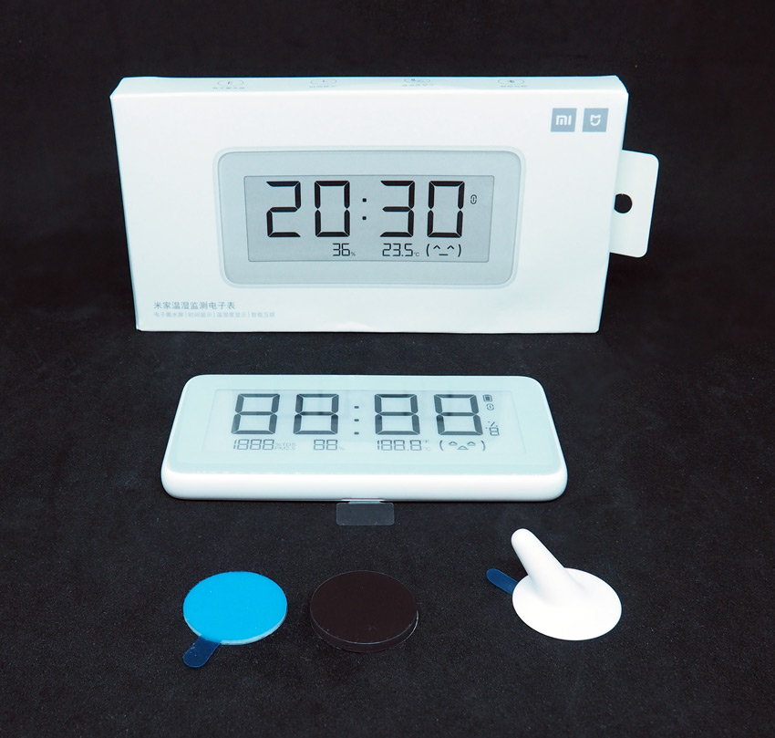 محصول شیائومی - xiaomi سنسور رطوبت، دما و ساعت رومیزی شیائومی Mijia مدل LYWSD02MMC
