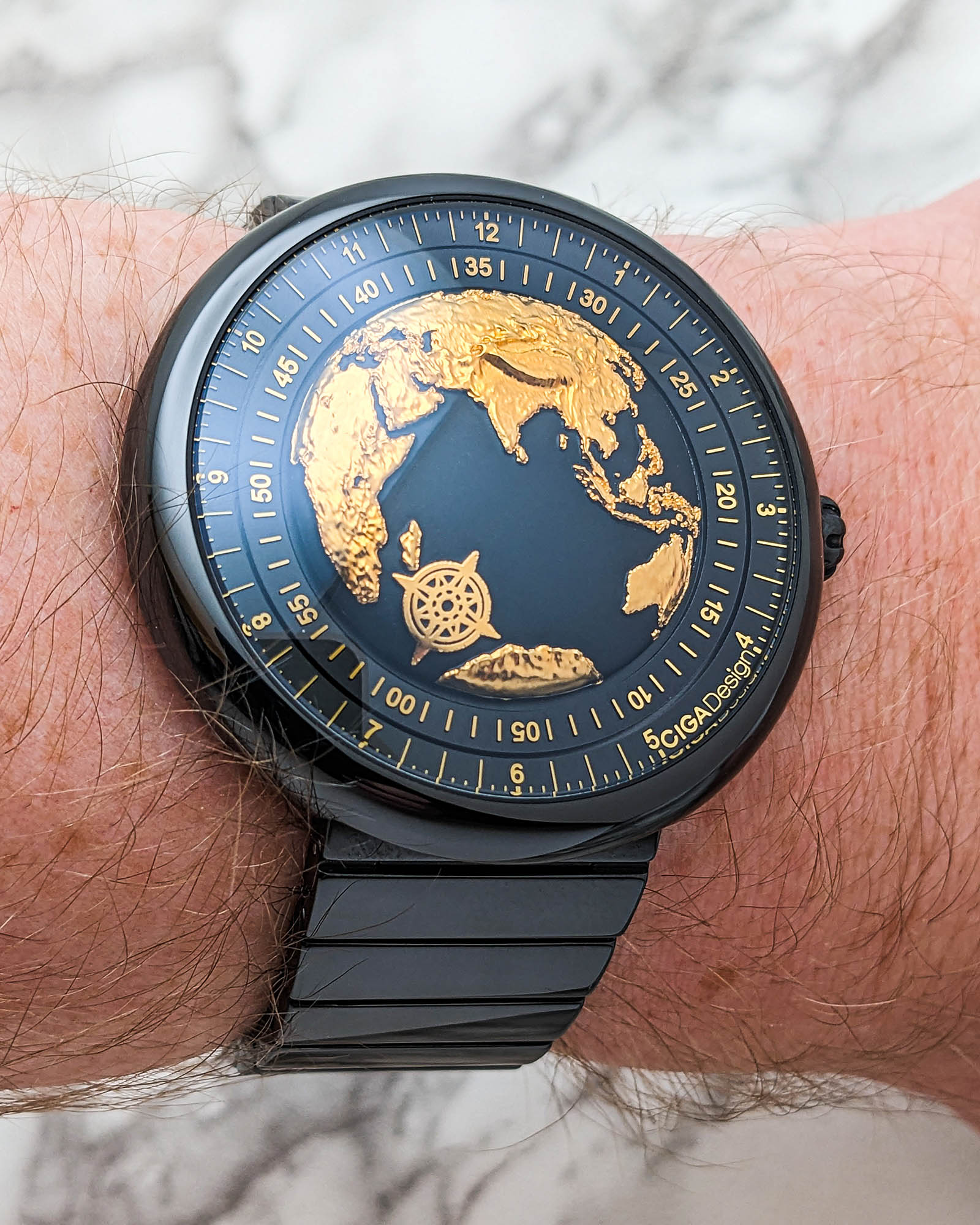 ساعت مکانیکی شیائومی CIGA Design مدل Blue Planet Gilding Version