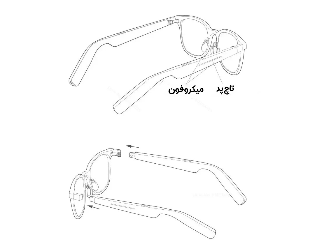 عینک هوشمند صوتی Mijia شیائومی مدل MJSS020FC