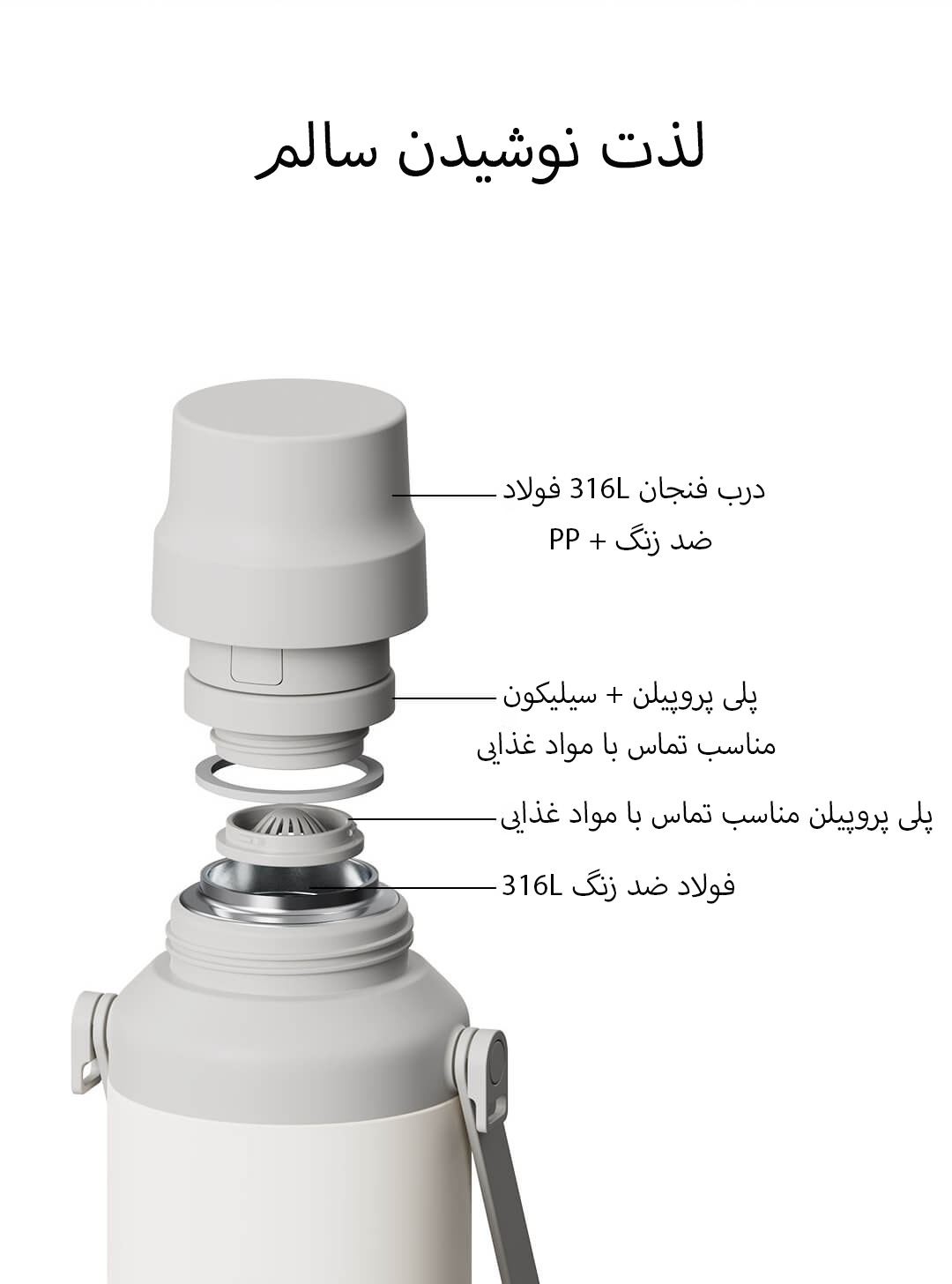 فلاسک قابل حمل شیائومی Mijia مدل MJDDB01PL