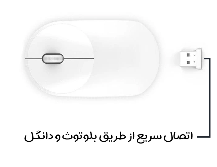 ماوس بی‌ سیم شیائومی Mi مدل WXSB01MW