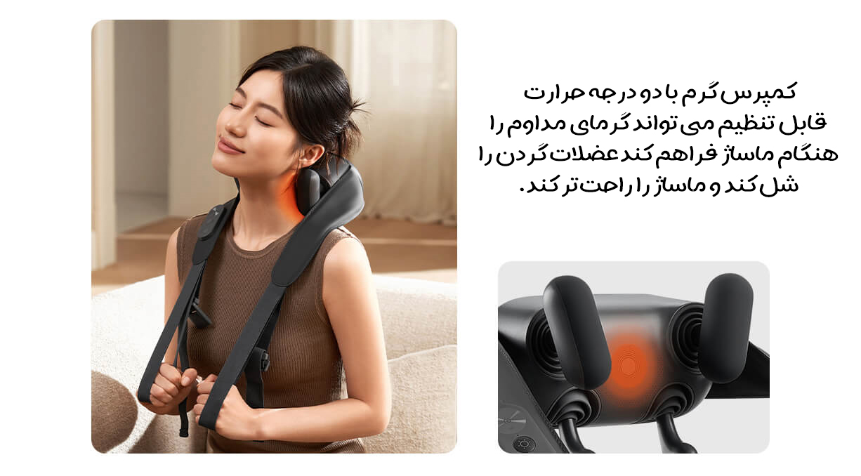 ماساژور شانه و گردن هوشمند شیائومی Mijia مدل MJJJAMY01YMYY