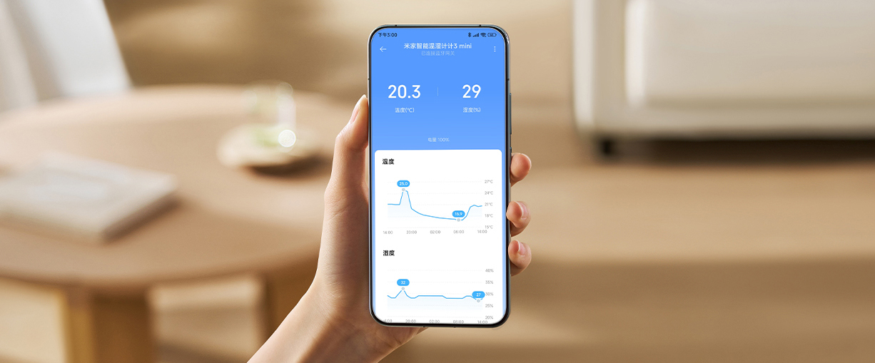 دماسنج و رطوبت‌ سنج هوشمند شیائومی Mijia مدل MJWSD06MMC