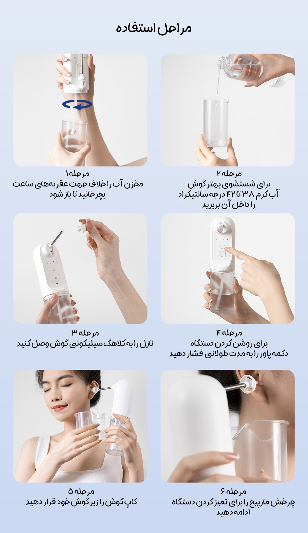 دستگاه شستشوی گوش هوشمند شیائومی DOCO LAB مدل EC001