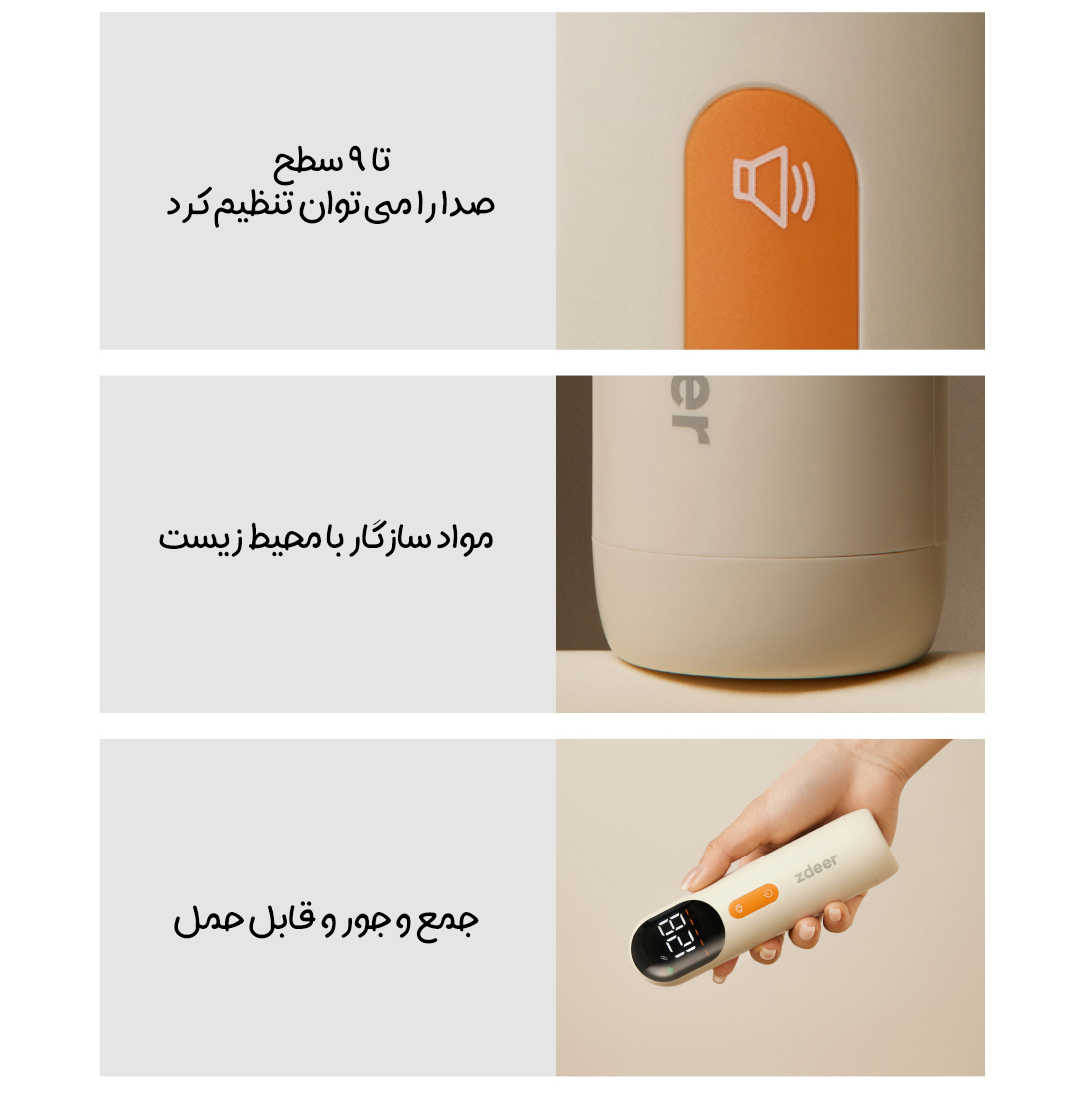 دستگاه سنجش ضربان قلب جنین شیائومی ZDEER مدل FD-162