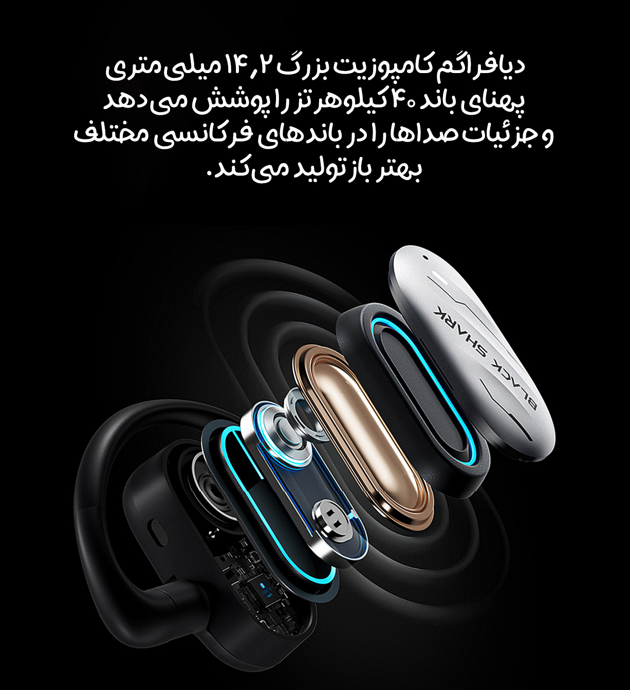 ایرپاد شیائومی Black Shark مدل OWS PRO