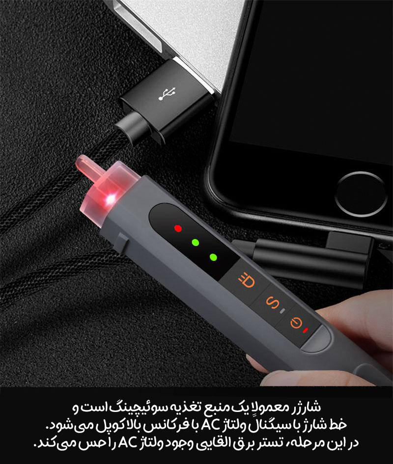 تستر برق القایی شیائومی Jimi Home مدل G2704 تستر برق القایی شیائومی Jimi Home مدل G2704