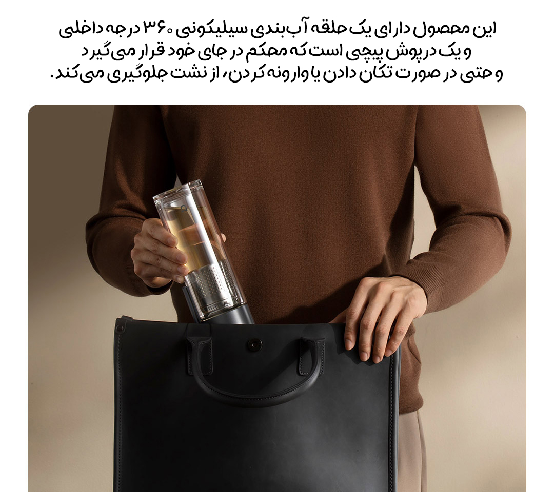 فلاسک شیشه ای دو جداره شیائومی Mijia مدل MJBLB01PL