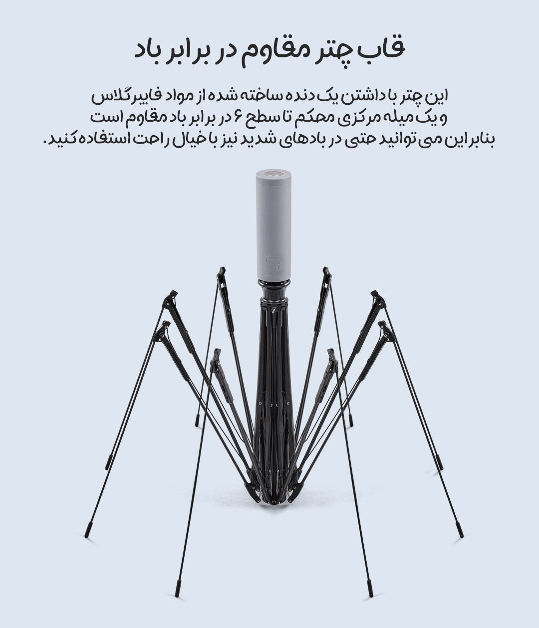 چتر چراغ دار اتوماتیک شیائومی 90 GOFUN مدل 90COTNT2008U-GYOO-OS چتر چراغ دار اتوماتیک شیائومی 90 GOFUN مدل 90COTNT2008U-GYOO-OS