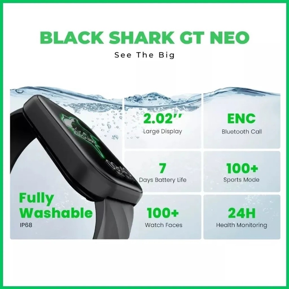 ساعت هوشمند شیائومی Blackshark مدل GT Neo