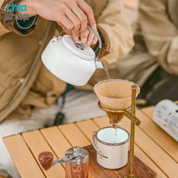 کتری سرامیکی 0.8 لیتری نیچرهایک Naturehike مدل CNK2450CF013 4 Naturehike kettle model CNK2450CF013 2