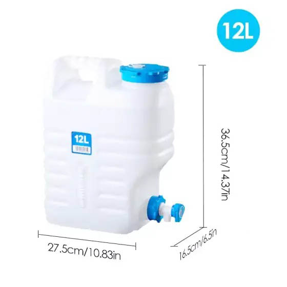 Naturehike 12-liter water bottle with spout, model NH16S012-T-1