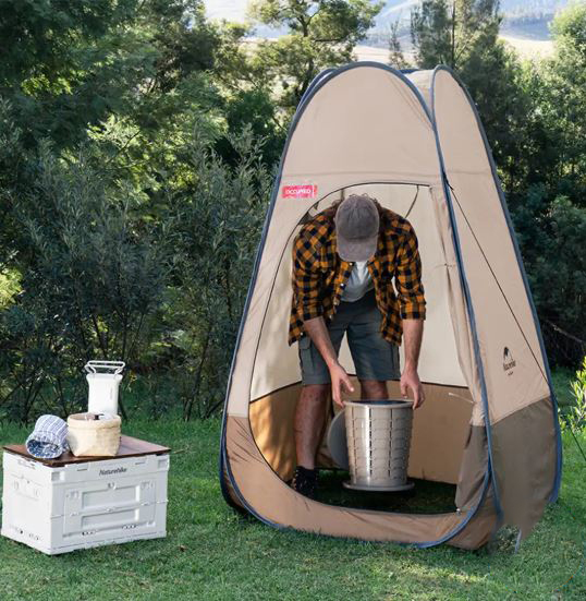 چادر حمام و توالت نیچرهایک Naturehike مدل NH17Z002-P 7 Naturehike Bath Tent Model NH17Z002 P 9