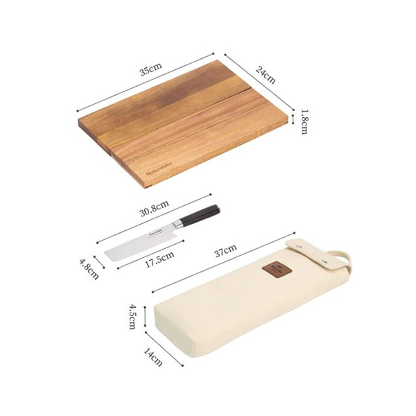 Naturehike Knife and Cutting Board Set, Model NH21CJ005-3