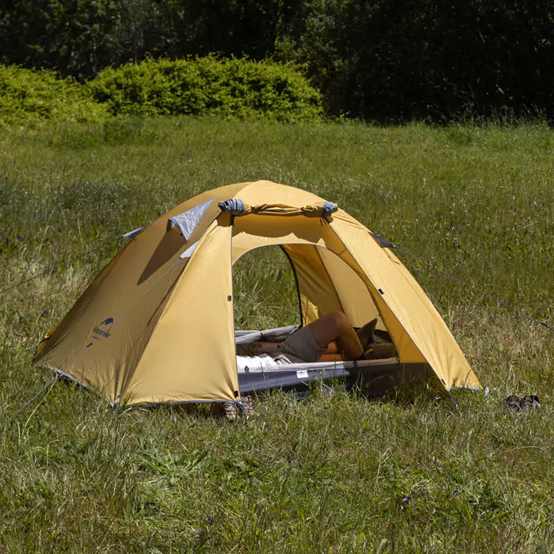 چادر کوهنوردی دو نفره (کله گاوی) نیچرهایک Naturehike مدل NH18Z022-P