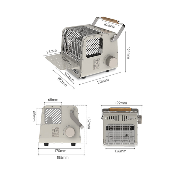 Naturehike gas stove and heater, model cnk2300cw018-4