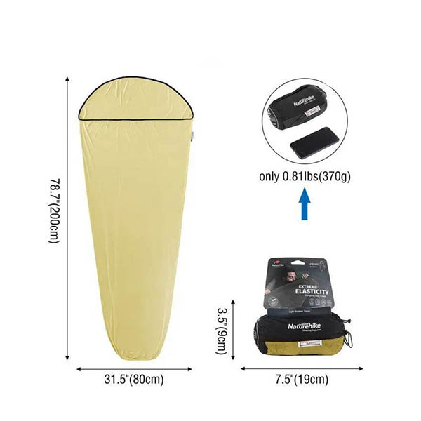 Naturehike sleeping bag liner model NH17N002-D-3