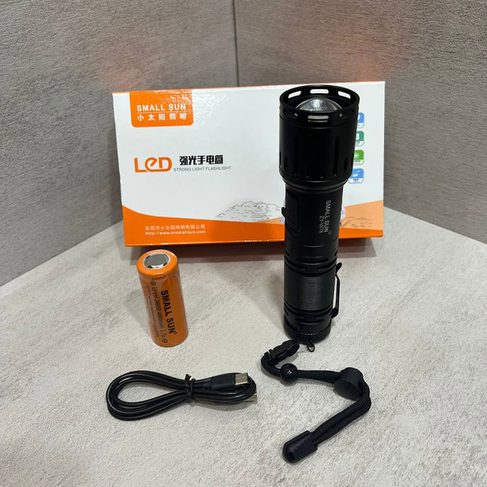 چراغ قوه اسمال سان SmallSun مدل ZY-W78 5 SmallSun Flashlight Model ZY W78 6