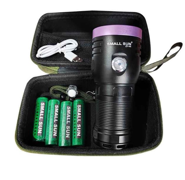 SmallSun UV Flashlight Model ZY H4 5