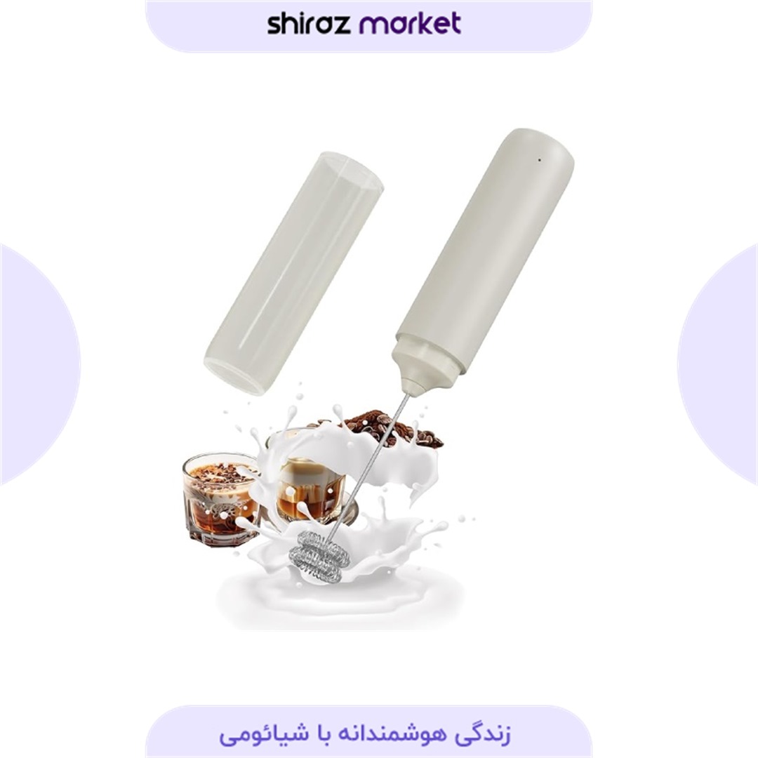 فوم ساز و همزن شیر شارژی با کاور محافظ سیرکل جوی شیائومی Circle Joy Milk Frother With Sleeve CJ-CMF15D